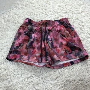 Lululemon Spring Break Away Short *4-way Stretch 3" Sun Dazed Multi Pink